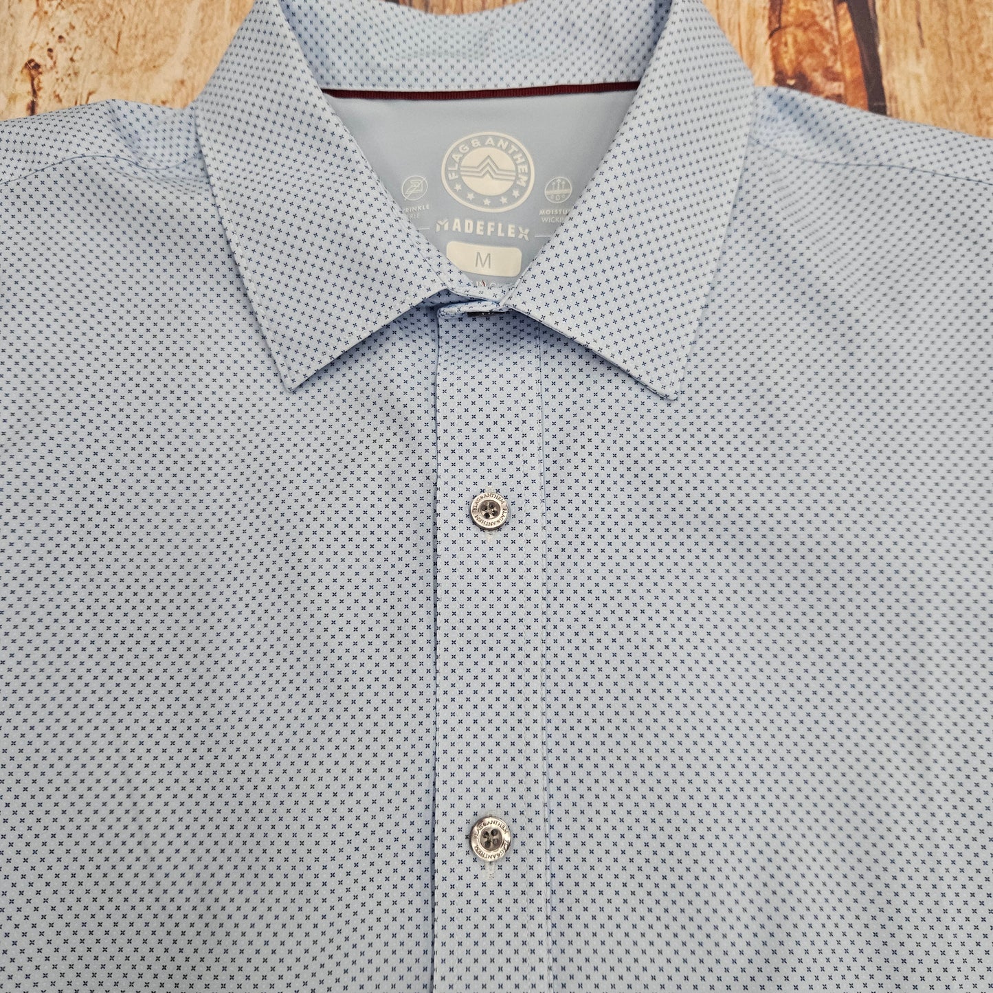 FLAG AND ANTHEM MENS HARTLAND LS COMMUTER SHIRT M-SM24WS2038