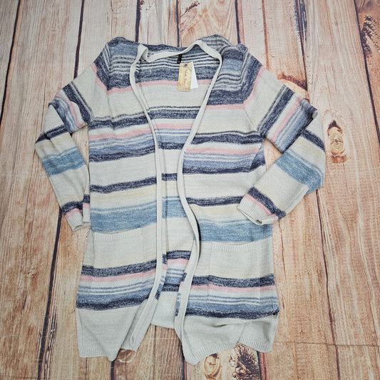 NORTH RIVER STRIPED LIGHTWEIGHT SWEATER NRL9075