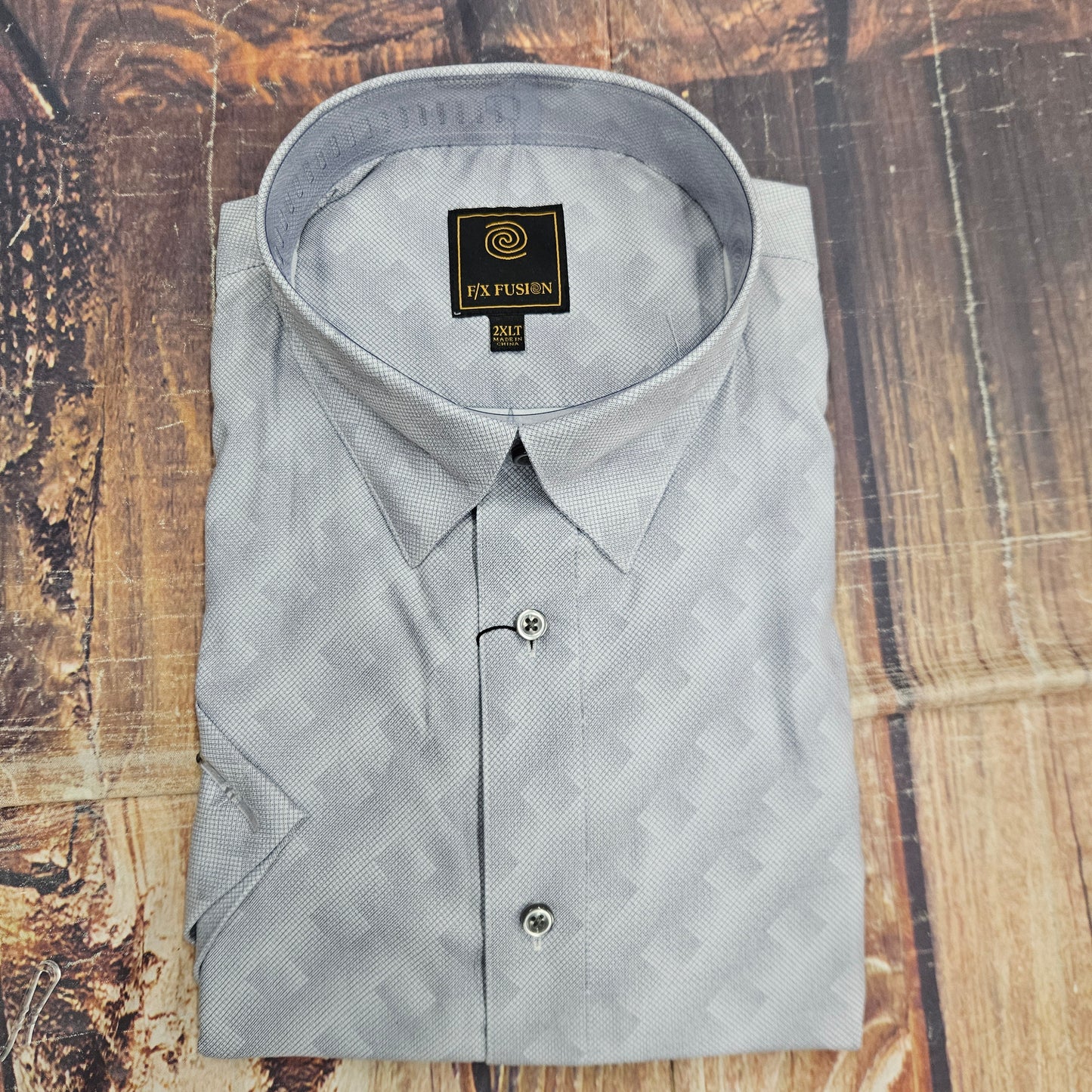 F/X FUSION S/S BOX SHADOW CHECK SILVER FW11050