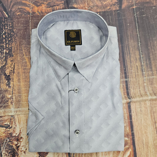 F/X FUSION S/S BOX SHADOW CHECK SILVER FW11050