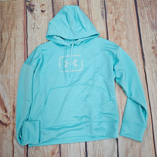 UA RIVAL PRO TERRY HOODIE-TURQUOISE 6001635