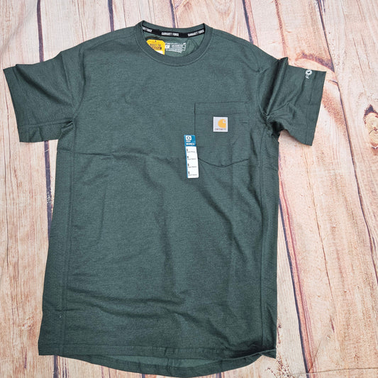 CARHARTT MEN'S FORCE RELAXED FIT MIDWEIGHT S/S POCKET TEE 106652-GI6