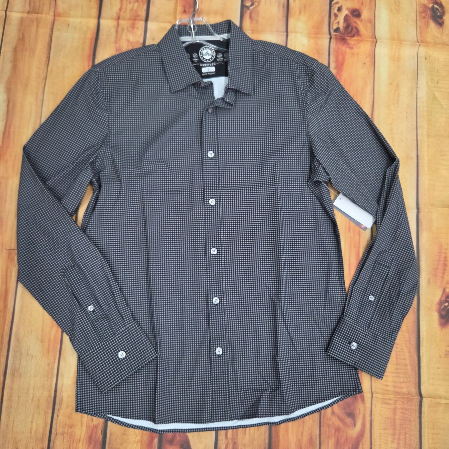 FLAG-N-ANTHEM LORETTO BLK GINGHAM JOURNEY SHIRT