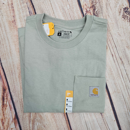CARHARTT MENS LOOSE FIT HEAVEYWEIGHT S/S POCKET TEE K87-G17