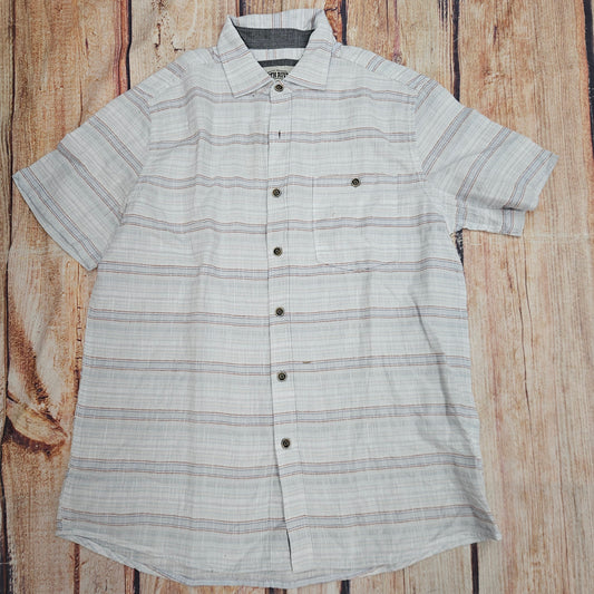 NORTH RIVER Y/D WOVEN SHIRT BUTTON DOWN MEN NRM5351
