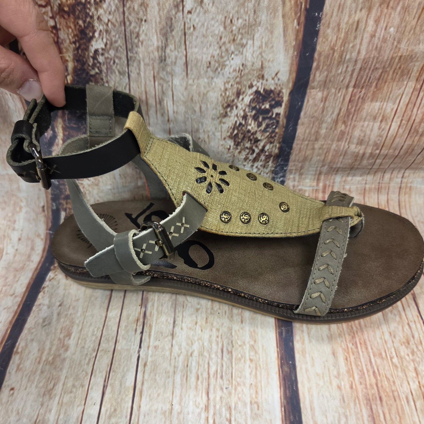 CLEARANCE OTBT Stargaze Gladiator Khaki Sandal #7
