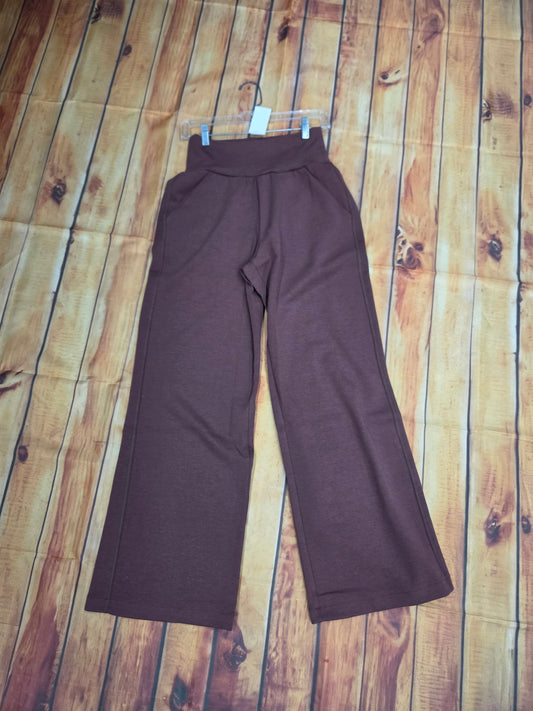 NORTH RIVER SENECA WIDE LEGS PANTS NRL3061-BRSTN