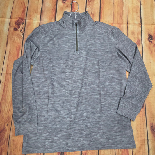 FX FUSION SPACE DYE 1/4 ZIP SAGE FGM205