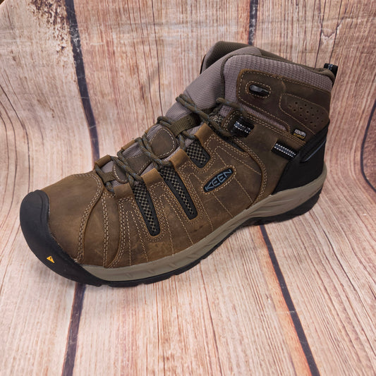 CLEARANCE Keen 1023237 Flint Mid WP Steel Toe Men's
