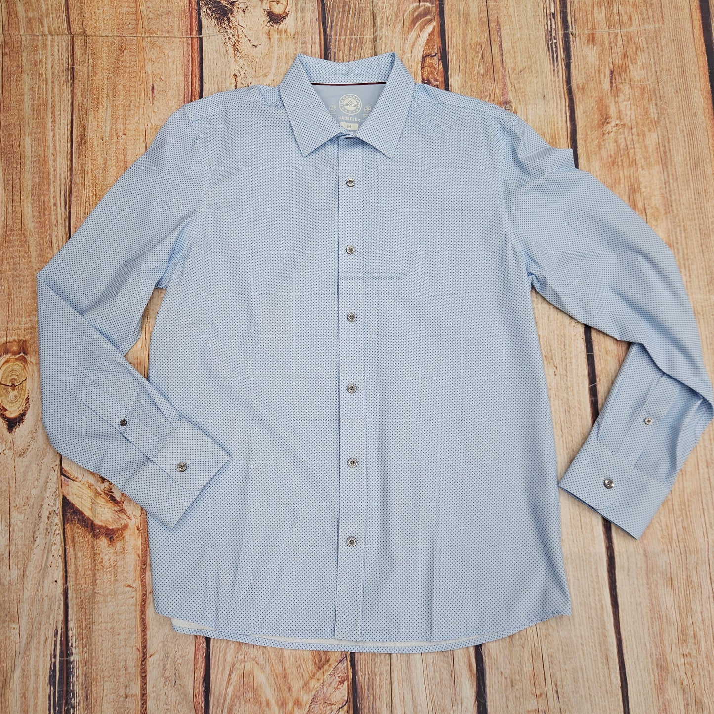 FLAG AND ANTHEM MENS HARTLAND LS COMMUTER SHIRT M-SM24WS2038