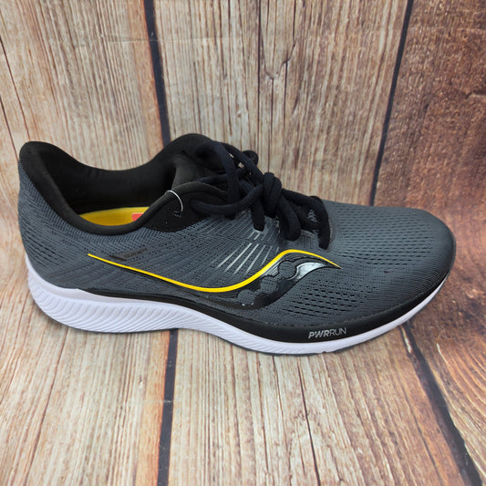 CLEARANCE Saucony S20655-45 Guide 14 Charcoal/Yellow Men's #18