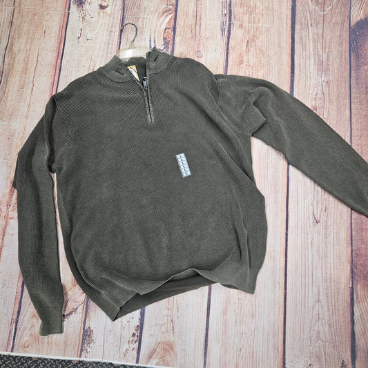 CLEARANCE FX FUSION BABY THERMAL OLIVE 1/4 ZIP SWEATER 9050