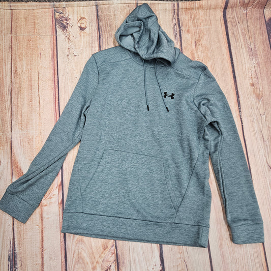 UNDER ARMOUR MEN'S FLEECE TWIST HOODED SWEATSHIRT BLUE 1373354