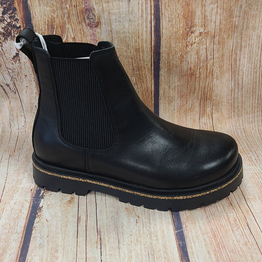 CLEARANCE Birkenstock 1025791 Highwood Slip On Chukka Black Leather Womens #83