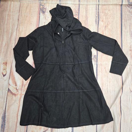 ETHYL FAUX SUEDE HOODIE