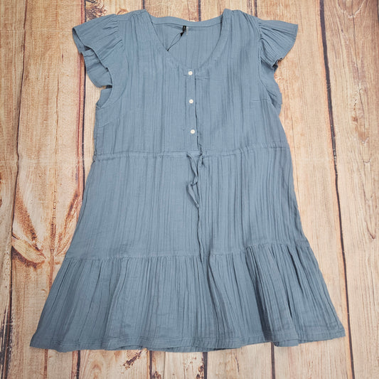 NORTH RIVER DOUBLE WEAVER V-NECK DRESS 0047