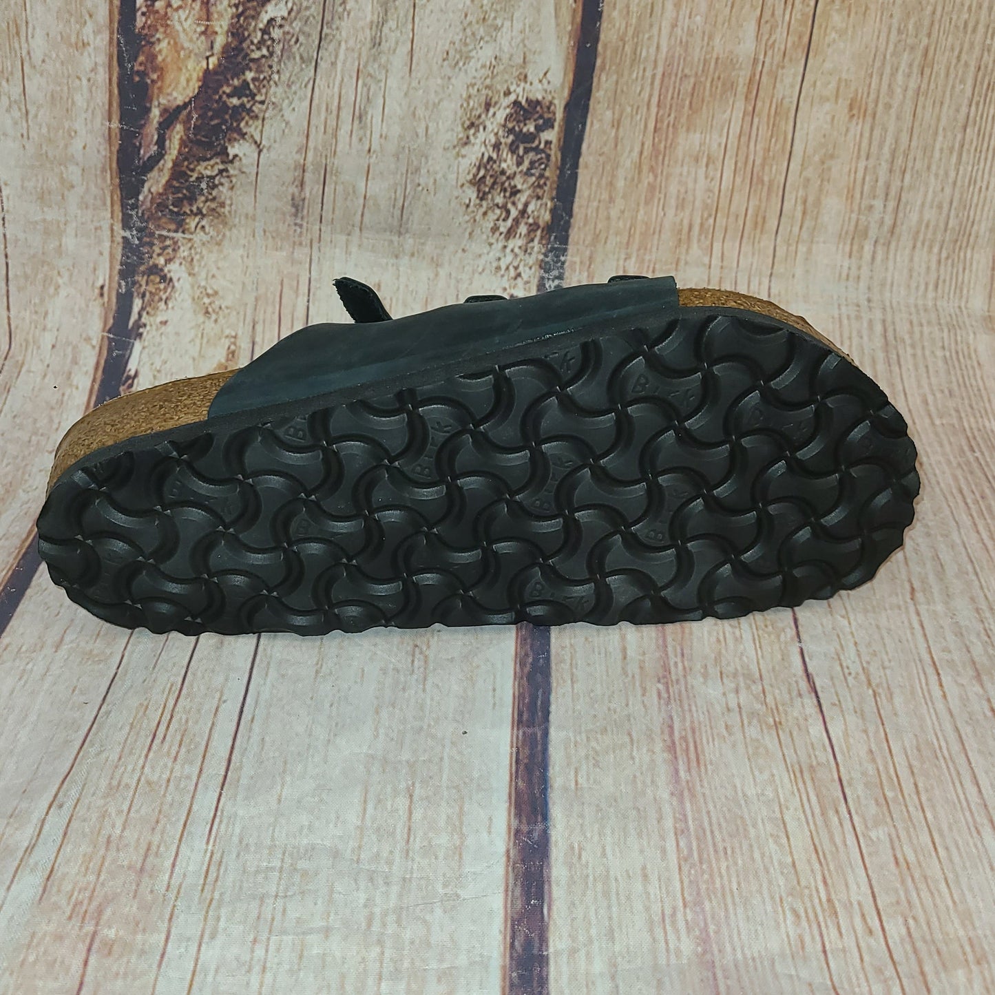 Birkenstock 1011445 Florida Soft Foot Bed Oiled Leather Black Womens #23