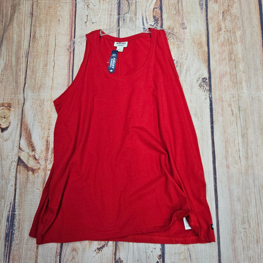 ARIAT WOMENS ELEMENT SLEEVELESS TANK-SALSA 10040587