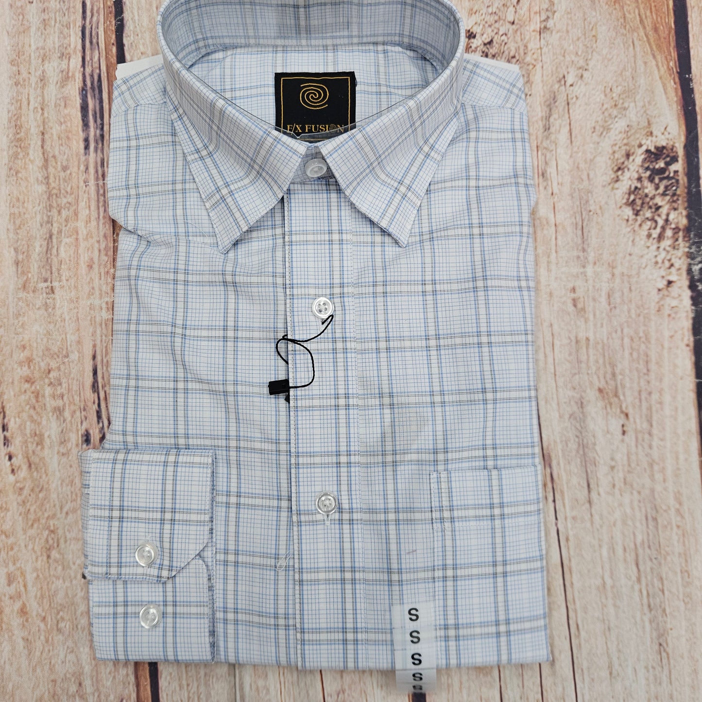 FX FUSION MULTI CHECK WHITE/BLUE FW11038