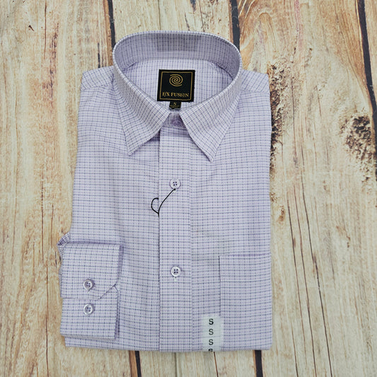 FX FUSION TEXTURED JACQUARD PURPLE LS FW11041