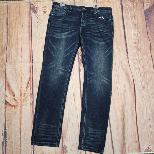 CLEARANCE GRACE DEMIN DARK WASH SKINNY EN-9198-ND