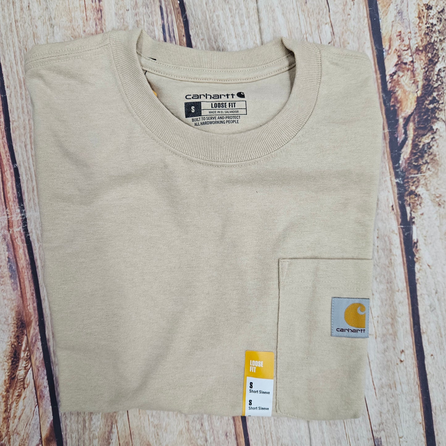 CARHARTT LSE FIT HW SS PKT T K87-A36