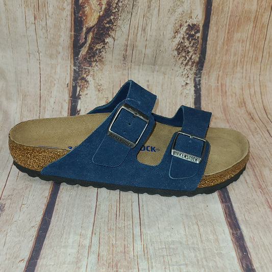 CLEARANCE Birkenstock 1018141 Arizona Moroccan Blue Suede #25