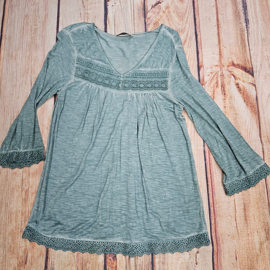 KERENHART LS JADE GREEN TOP