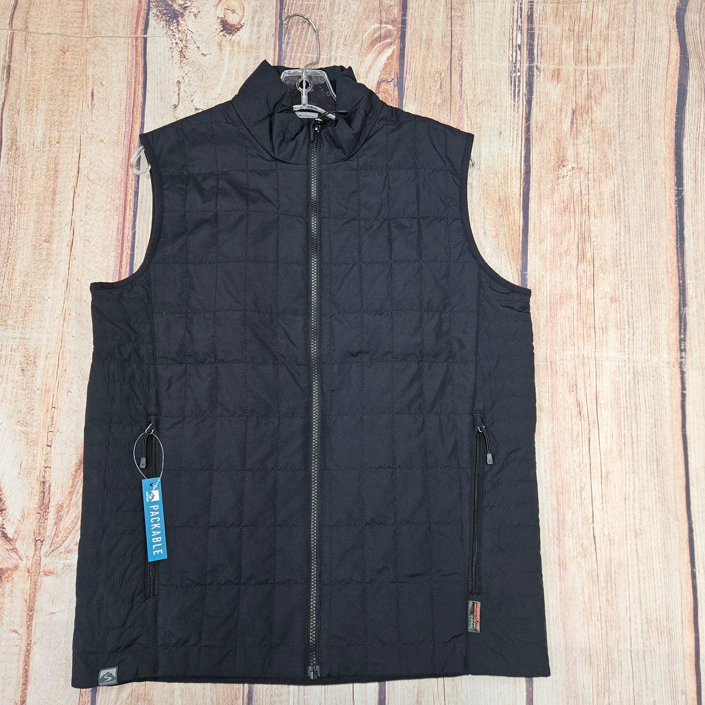 STORM CREEK MENS TRAVELER VEST BLACK 3150D