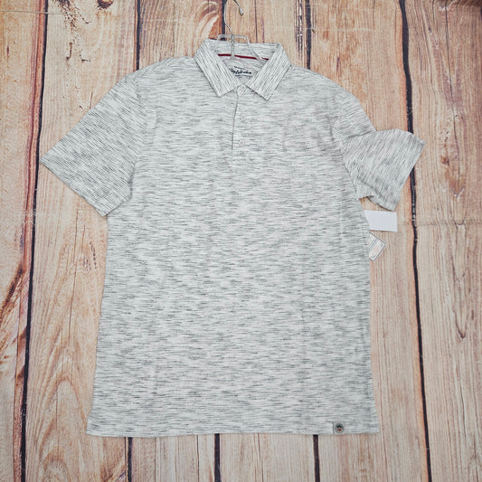FLAG-N-ANTHEM HUDSON SS GRAY HEATHERED POLO COREKT2337