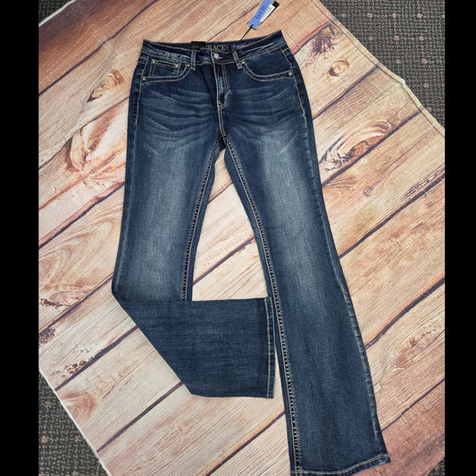 GRACE IN LA WOMEN'S BASIC MD BOOTCUT EB51828