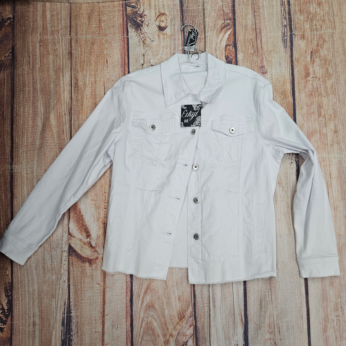 ETHYL WHITE DENIM JACKET