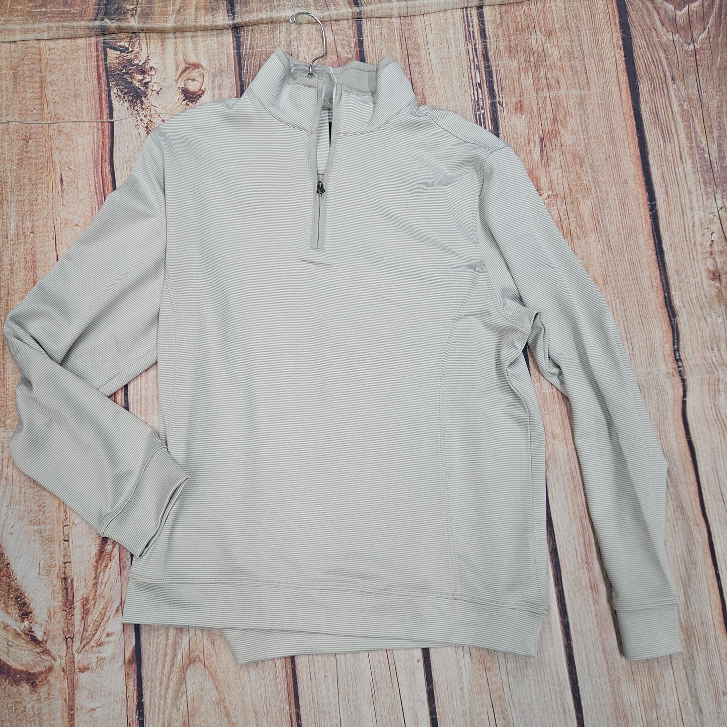 FX FUSION GOLF L/S FINELINE 1/4 ZIP TAN FGM200