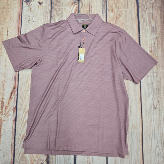 FX FUSION MUTED DIAMOND PRINT POLO 11076