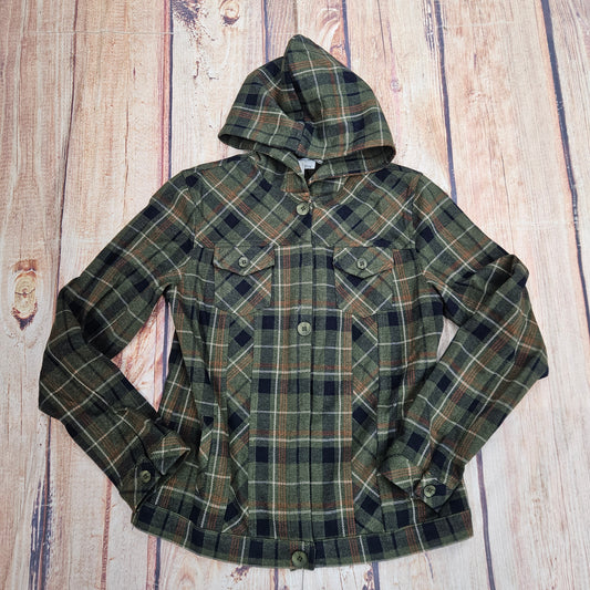 ETHYL JACKET PLAID HOODIE
