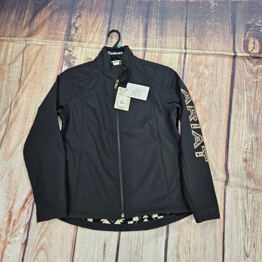 ARIAT WOMENS SOFTSHELL JACKET BLK/SWMNP 10062308