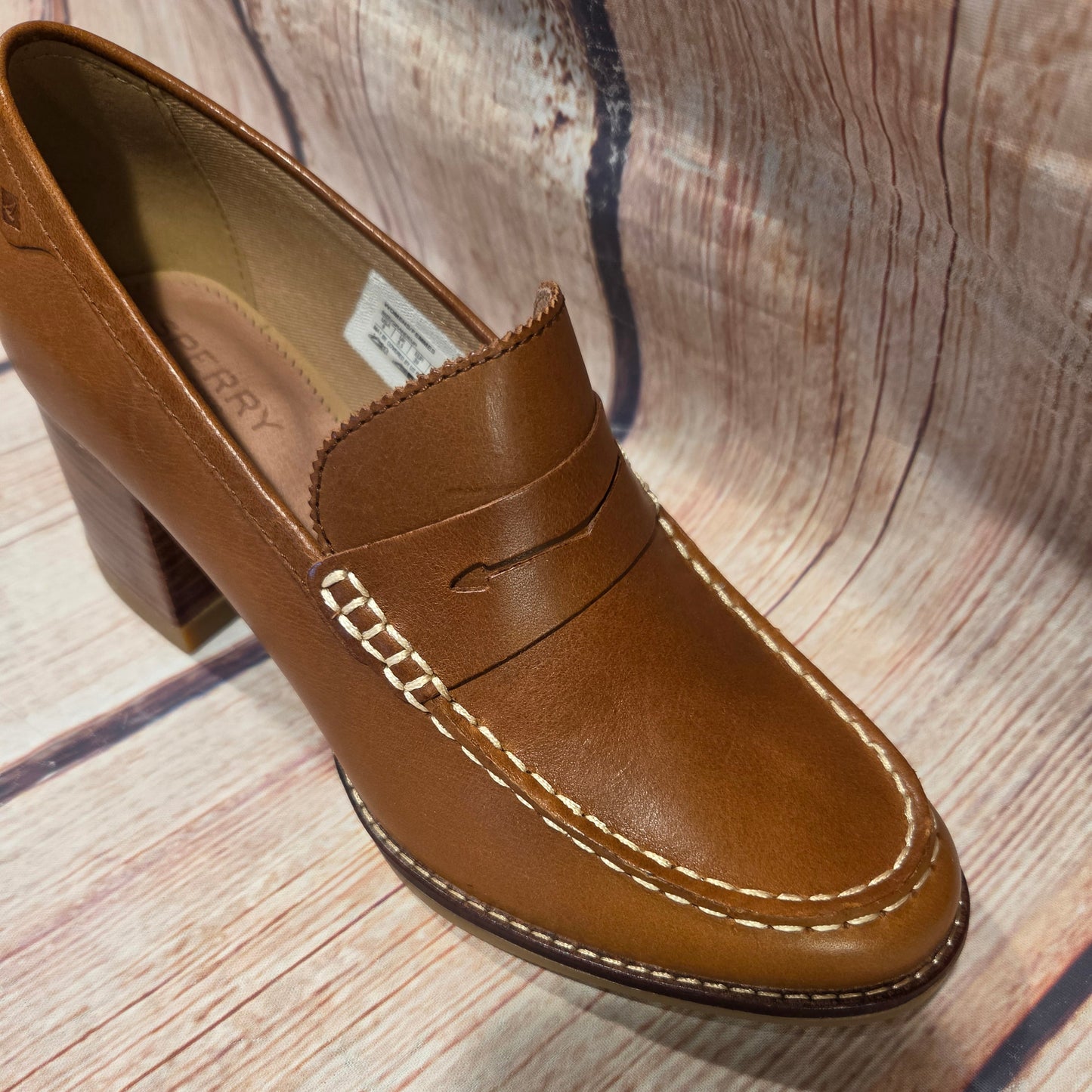Sperry STS86537 Seaport Penny Heel Tan #29