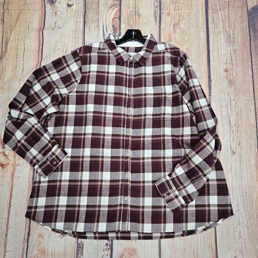 OLD RANCH AVELINE SHIRT ZINFANDEL BUTTON DOWN J24452