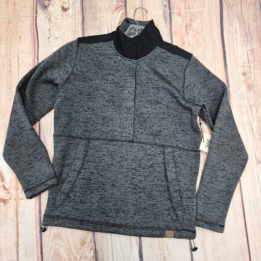 DKOTA GRIZZLY PEWTER 3/4 BUTTON UP LONG SLEEVE SWEATER DOBBS D1450-026