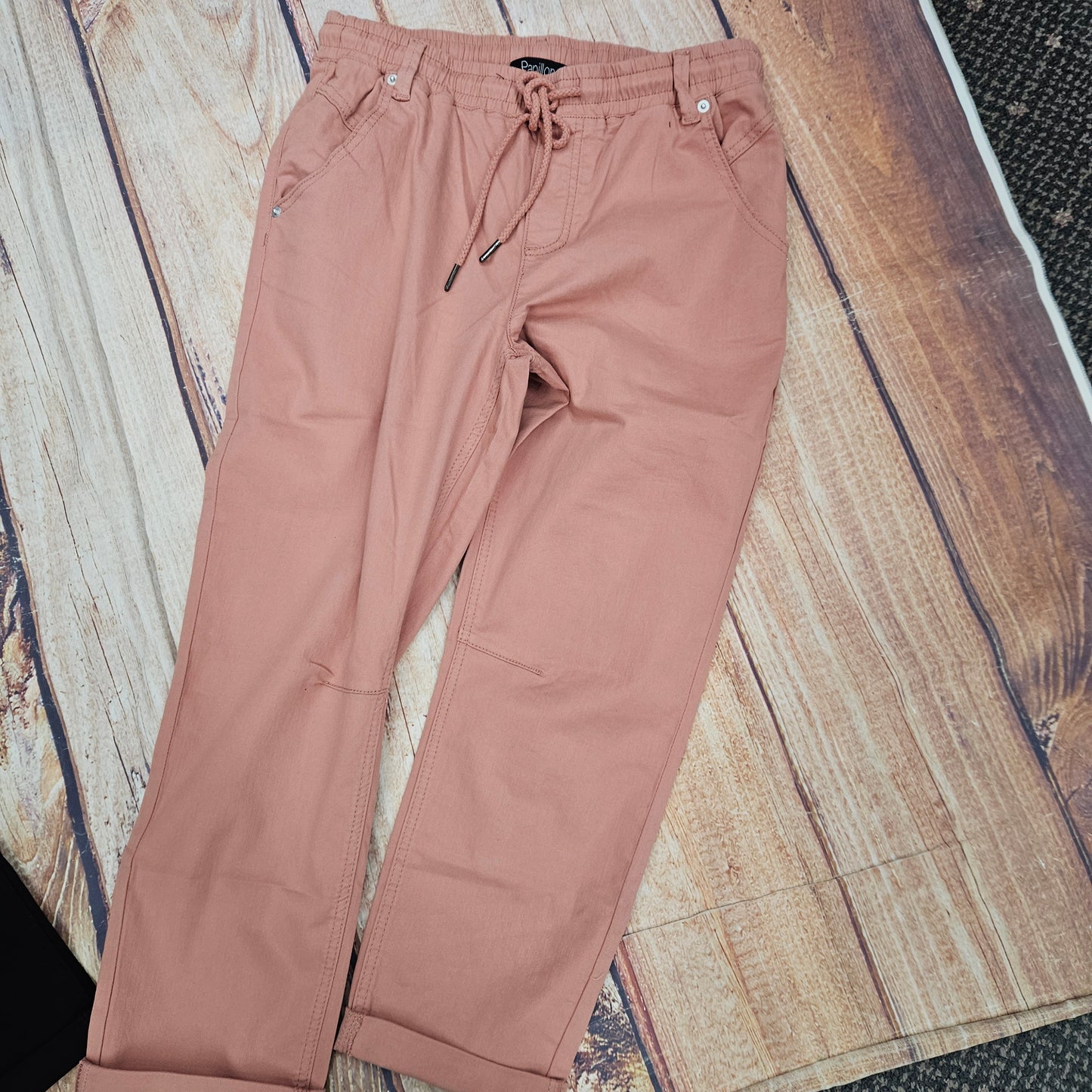 PAPILLON COTTON BLEND ELASTIC WAIST PANT PP18802