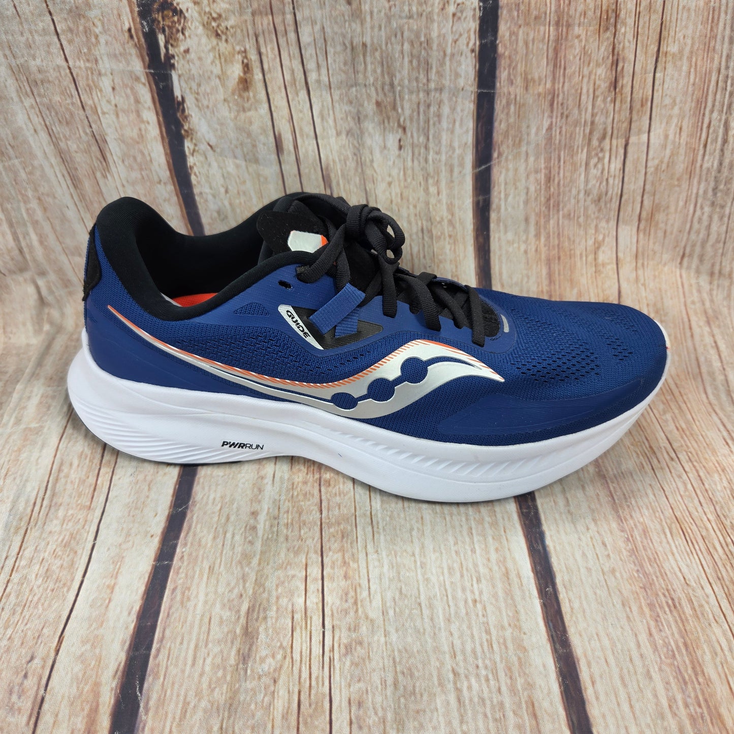 CLEARANCE Saucony S20684-16 Guide 15 Sapphire/Black Men's #12