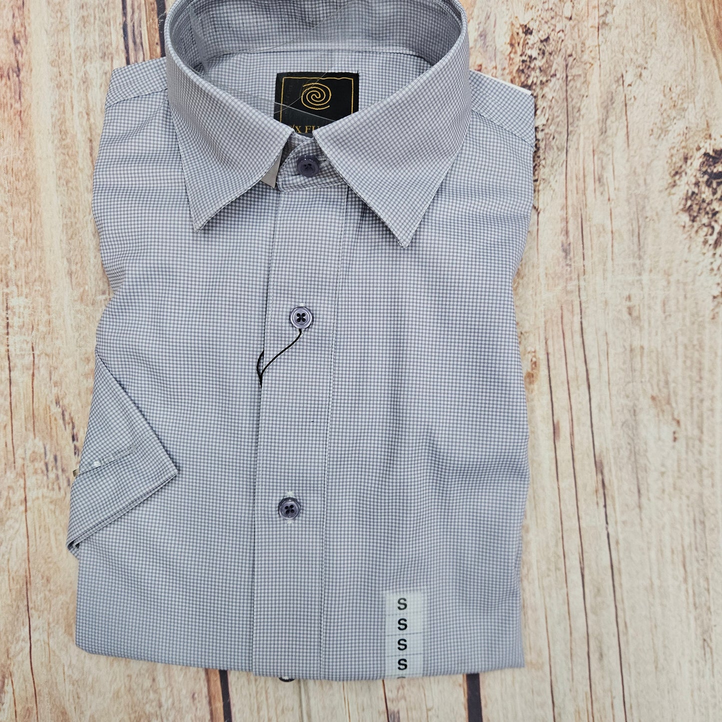 FX FUSION MIRCO CHECK SILVER S/S FW11051