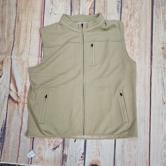 FX FISION BUTTER SOFT SUEDED VEST-TAN 10094