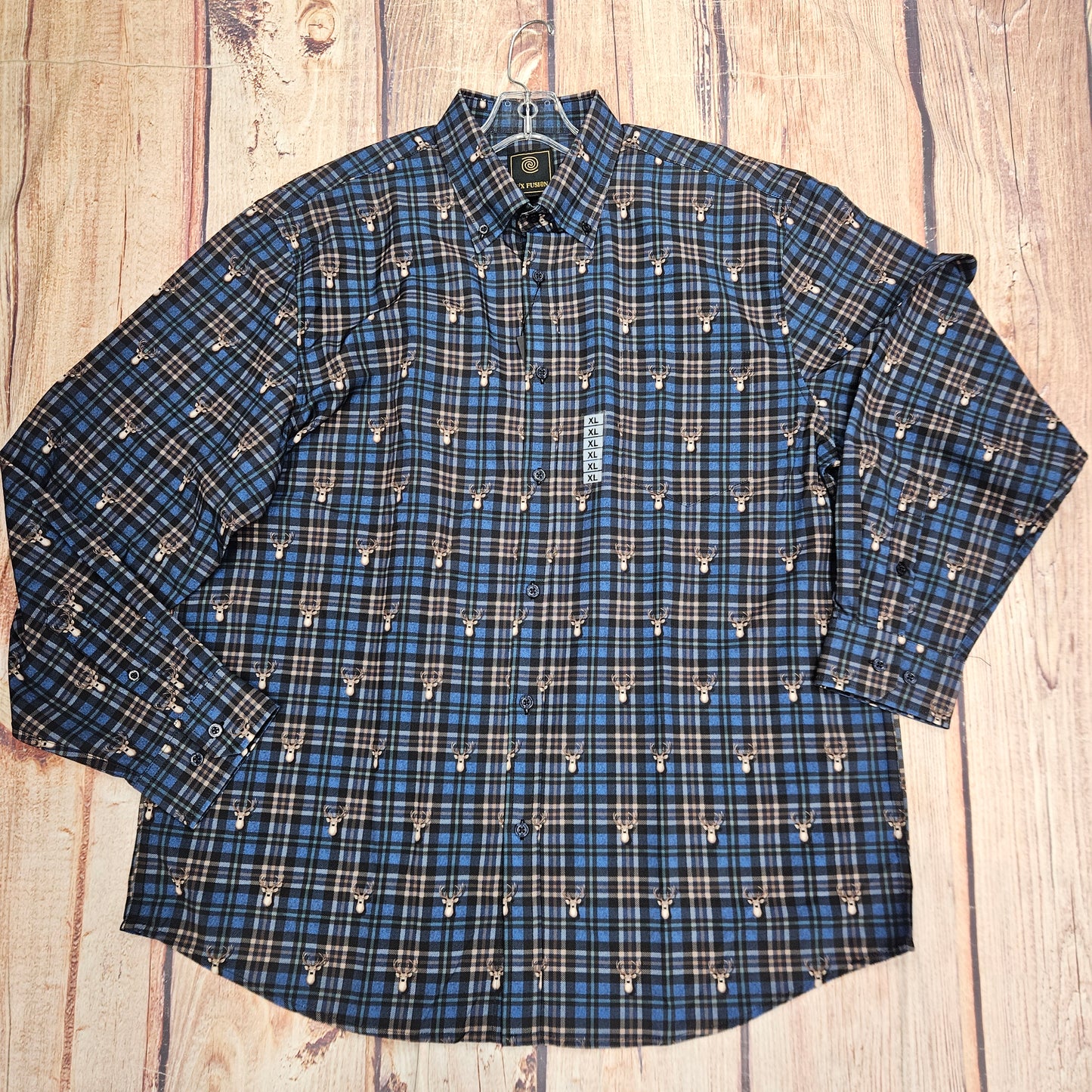 FX FUSION DEER PLAID PRINT-367
