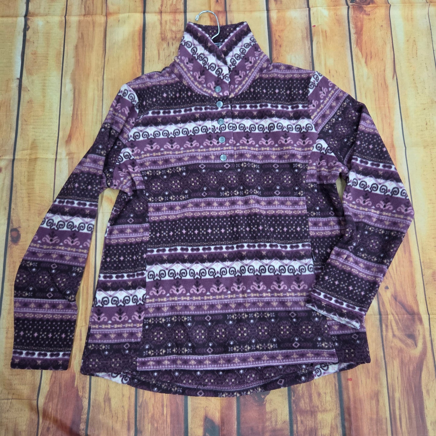 NORTH RIVER FARMINGTON FLEECE SHAWL COLLAR NRL2658-FIG