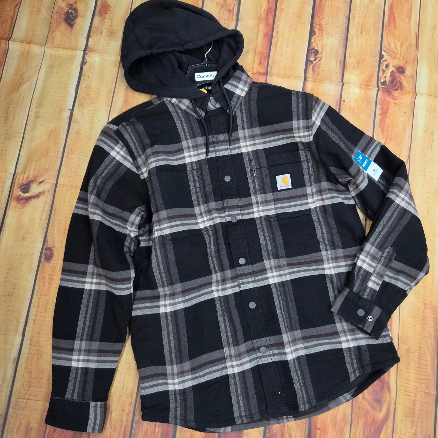 CARHARTT MENS HAMILTON RELAXED PLAID SHIRT JACKET 107011-N68