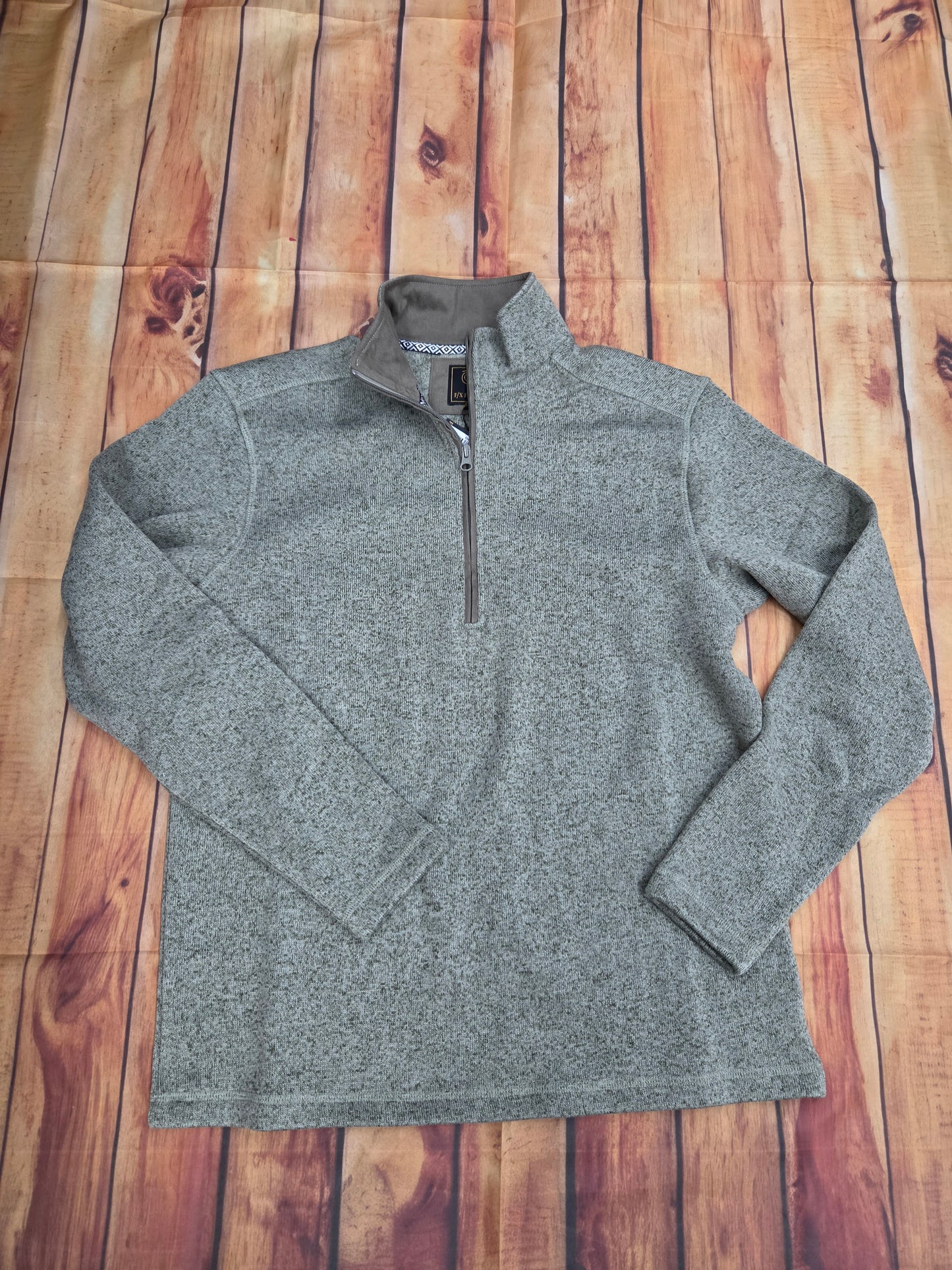 FX FUSION LONG SLEEVE CANYON 1/4 ZIP 13017 OLIVE
