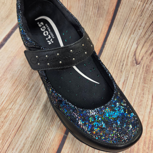 CLEARANCE Klogs 0414 Silverton Mary Jane Black Prism