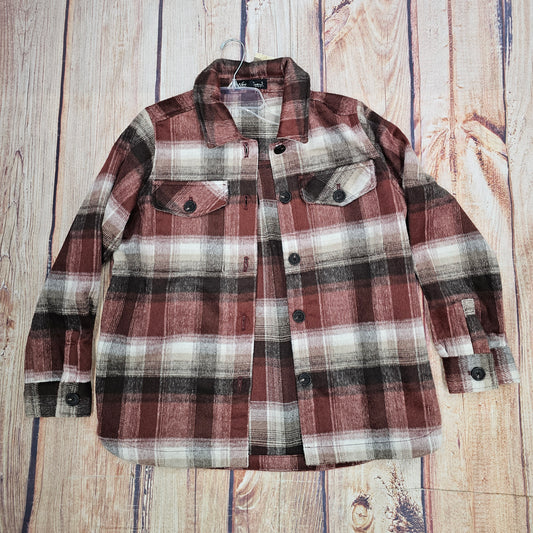 NORTH RIVER HEAVY BRUSHED WOVEN SHACKET NRL87097