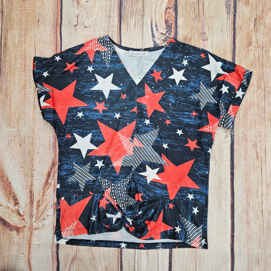 KEREN HART SHORT SLEEVE TEEW/ STARS 28048